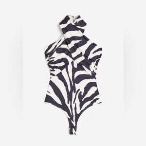 H&M Zebra Bodysuit